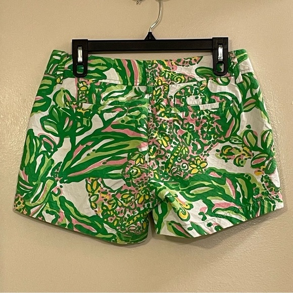 LILLY PULITZER NWOT The Callahan Short in Resort White Seeing Pink Elephants - Picture 4 of 8